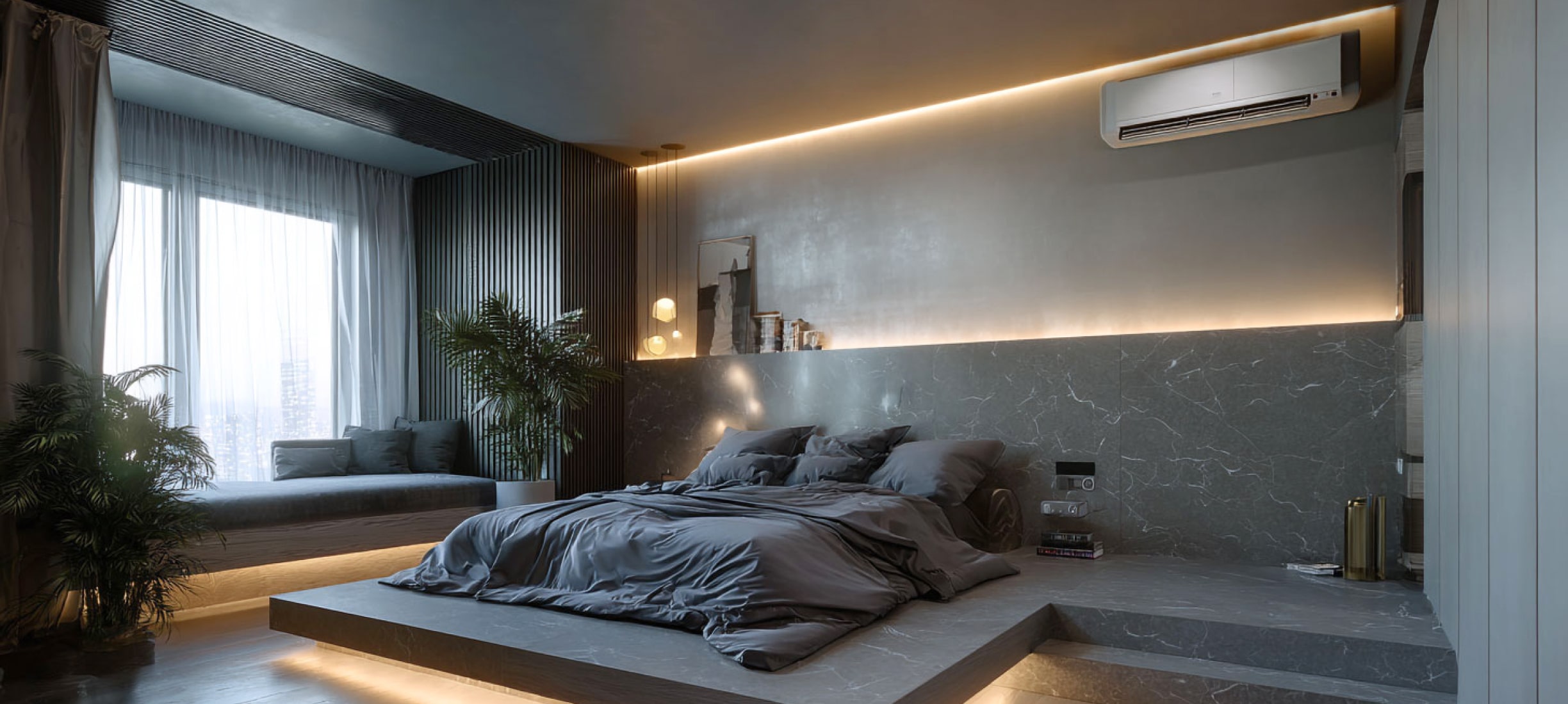 Парящие натяжные потолки