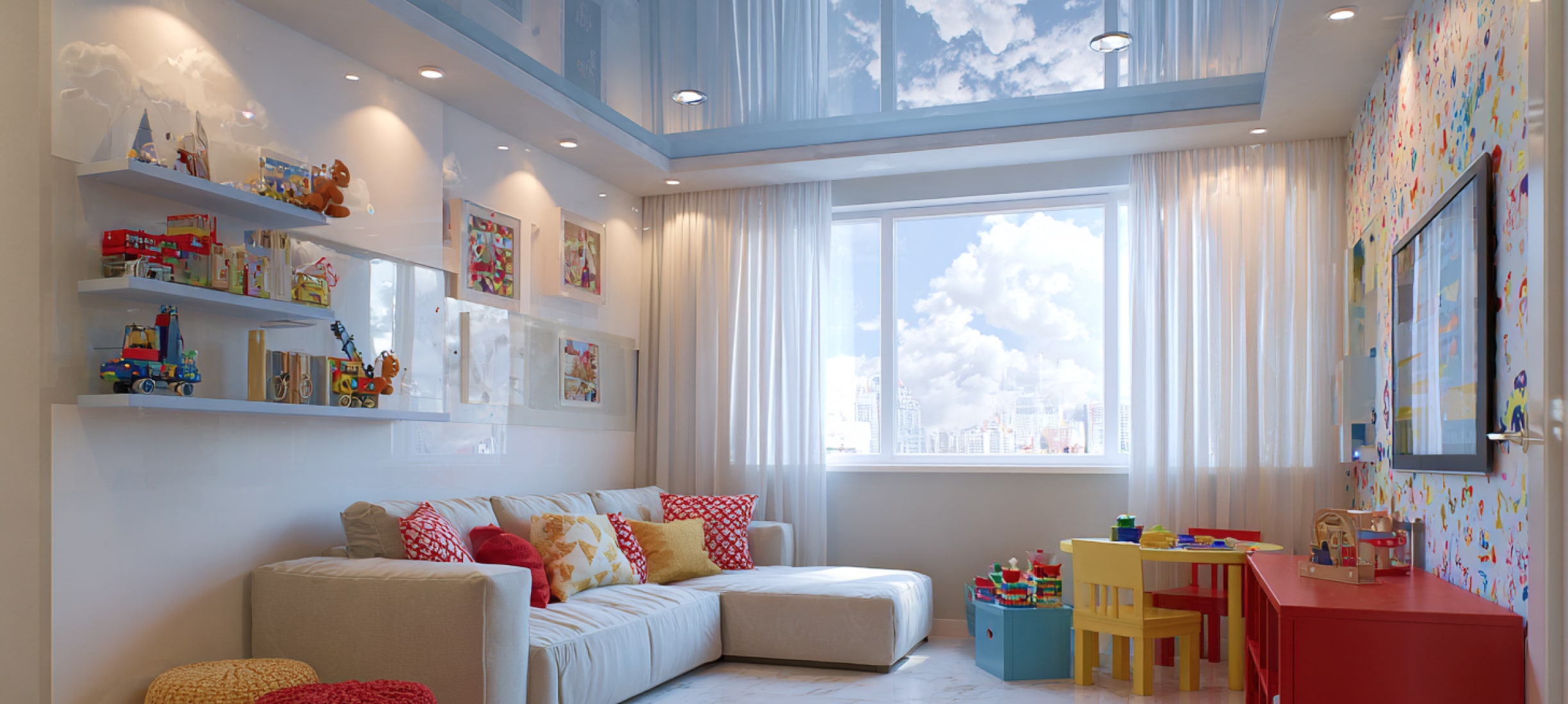 Какой натяжной потолок лучше : глянцевый или матовый?