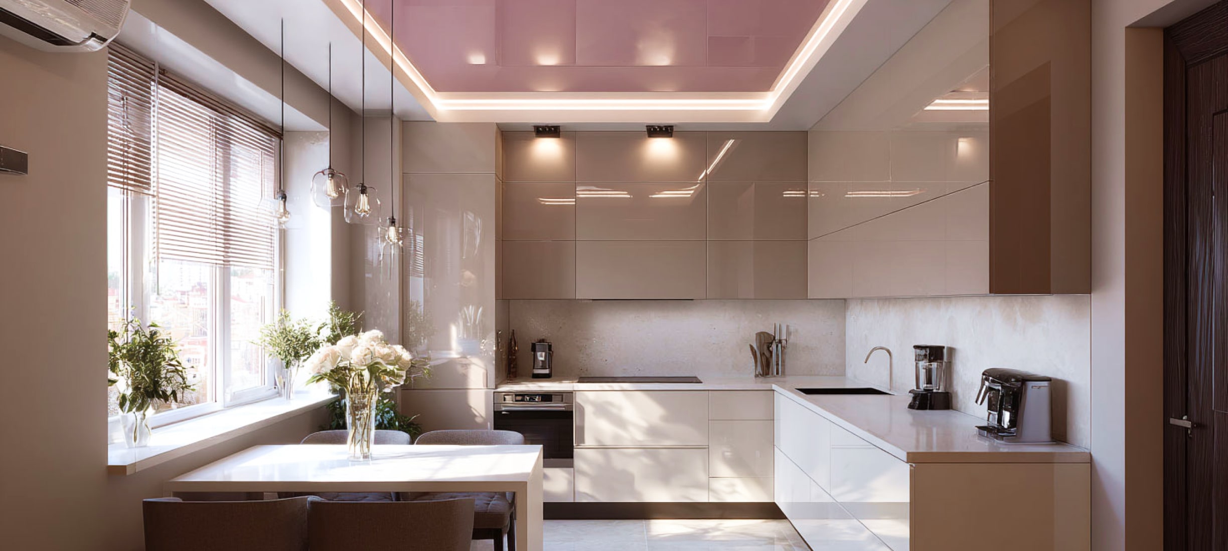 Стоит ли делать на кухне натяжной потолок?